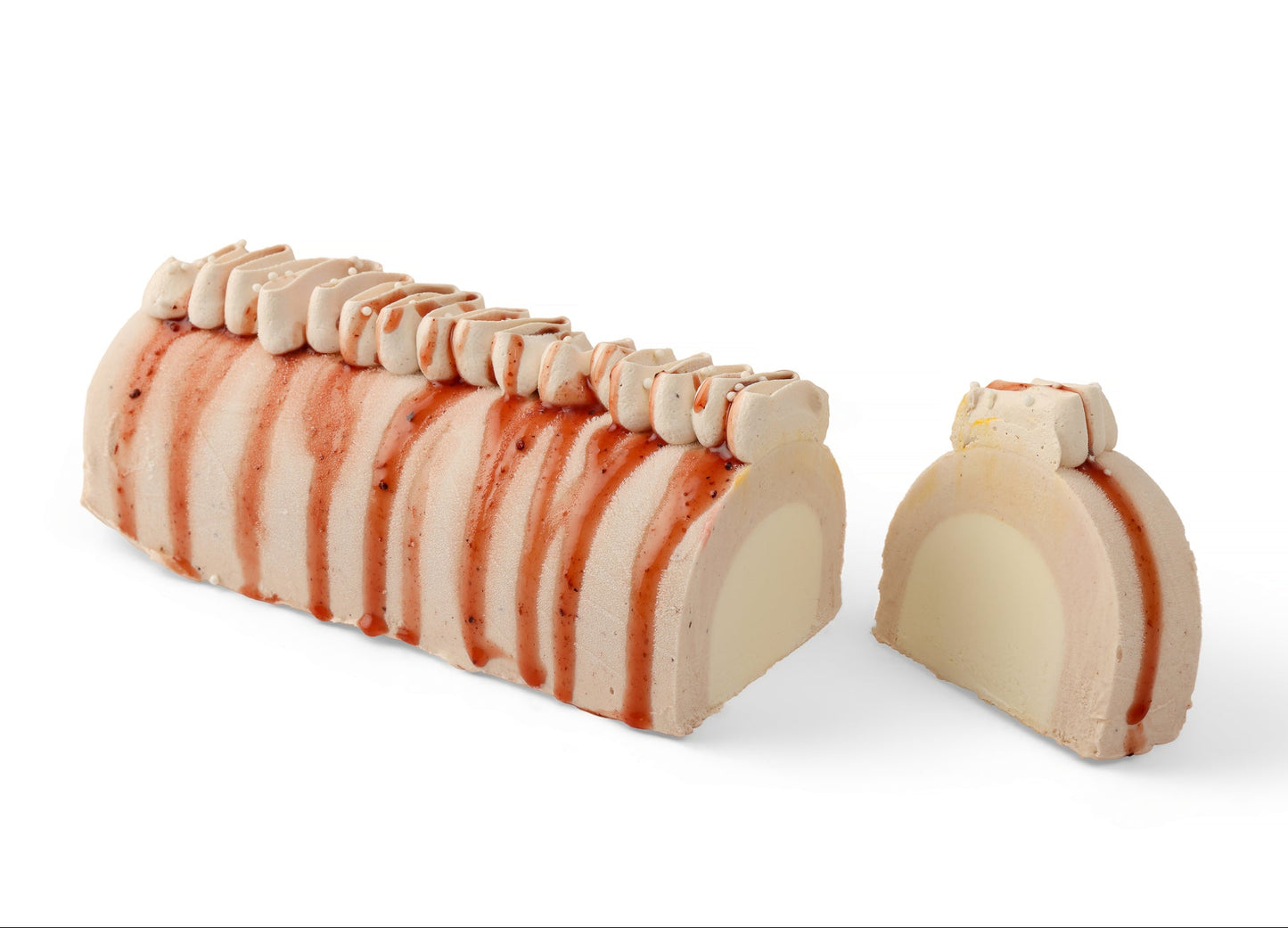 רולדת גלידת תות ווניל