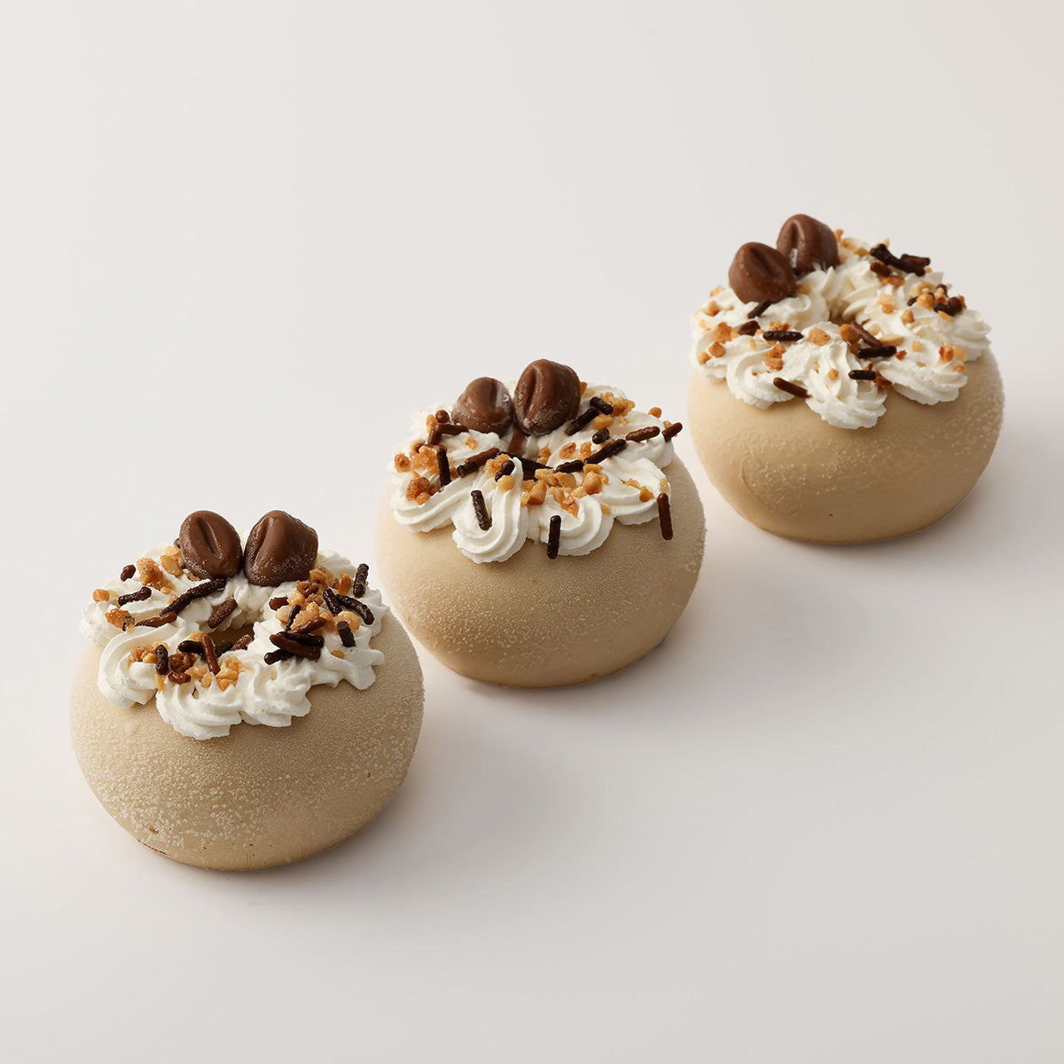 Coffee Donut With Cream