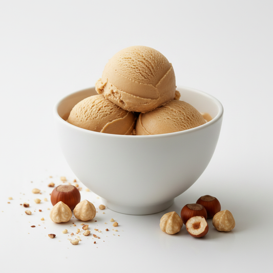 Nougat Ice Cream - Perfect Hazelnuts