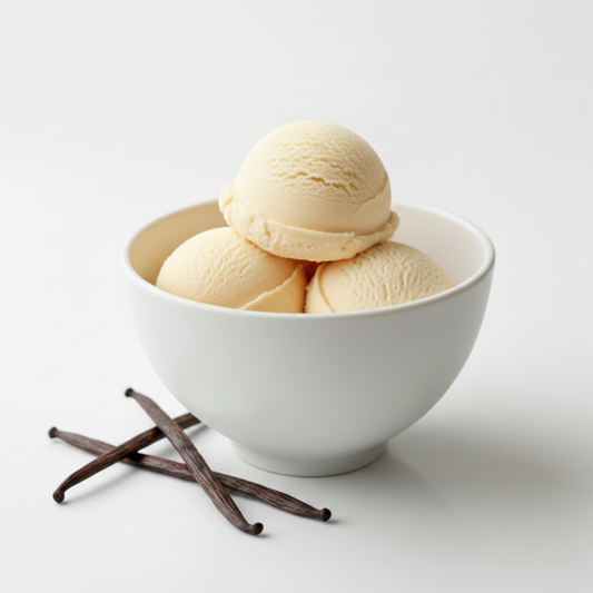 Vanilla Ice Cream - Clean Scoops & Closed Pods